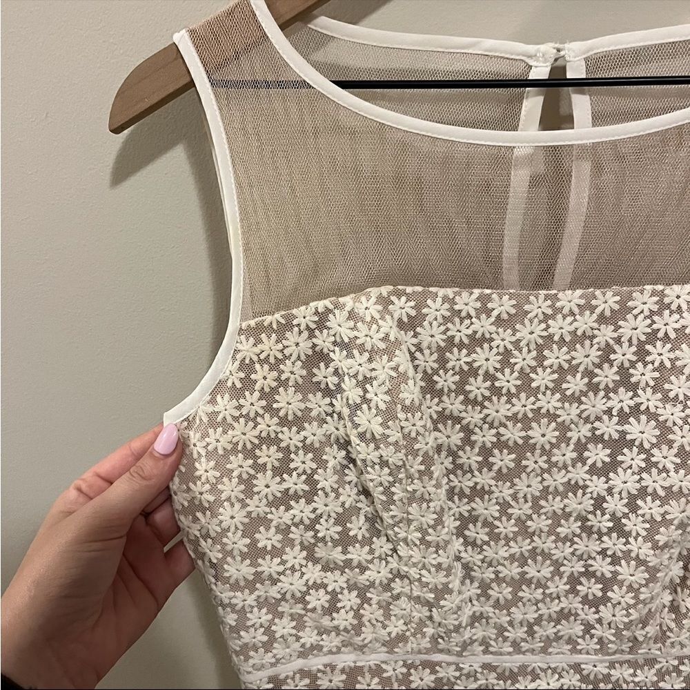 Adriaana Papell Embroidered Daisy Dress - Picture 7 of 12